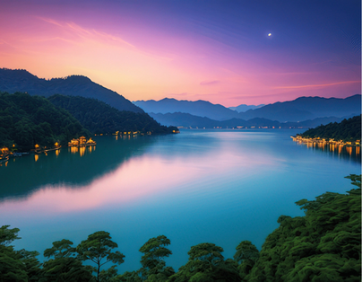 夜宿日月潭湖景房 台版羊角村獨木舟2日~贈送阿婆茶葉蛋
